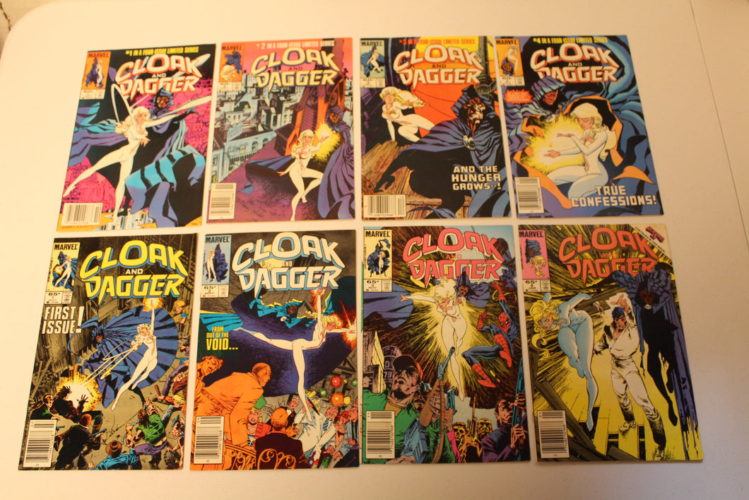 Cloak and Dagger (1983) 1-4 (1985) 1-11 (1988) 1-4, 6-10, 12, 14-19