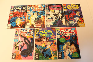 Cloak and Dagger (1983) 1-4 (1985) 1-11 (1988) 1-4, 6-10, 12, 14-19