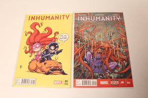 Inhumans (1975) 1, 9 (1998) 1-5 1st app Yelena Belova 6-12 (2000) 1 (2003) 4, 6 Attilan Rising (2015) 2-3 Inhumanity (2013) 1-2 Prime (2017) 1