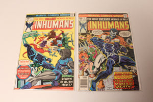 Inhumans (1975) 1, 9 (1998) 1-5 1st app Yelena Belova 6-12 (2000) 1 (2003) 4, 6 Attilan Rising (2015) 2-3 Inhumanity (2013) 1-2 Prime (2017) 1