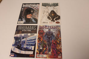 Inhumans (1975) 1, 9 (1998) 1-5 1st app Yelena Belova 6-12 (2000) 1 (2003) 4, 6 Attilan Rising (2015) 2-3 Inhumanity (2013) 1-2 Prime (2017) 1