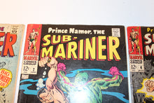 Load image into Gallery viewer, Sub-Mariner (1968 1st Series) 1-2, 4, 8, 16, 33, 36, 38-39, 52, 62-63, 65-67, 71
