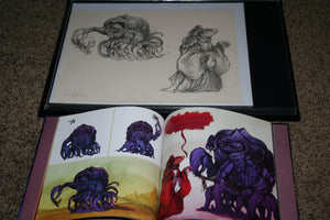 Jim Henson's Dark Crystal Tales Original Art Cory Godbey Garthim and Skeksis Chamberlain